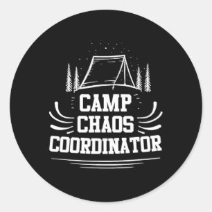 Adesivo Coordenador do Caos do Acampamento - Aconselhador