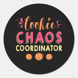 Adesivo Coordenador do Cookie Chaos Funny Camping Scouting