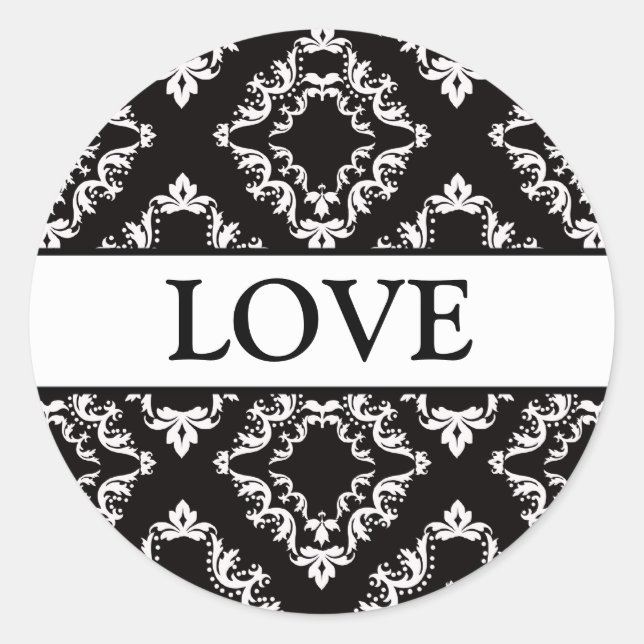 Adesivo Coordenando os selos de envelopes de Damasco (Frente)