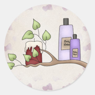 Adesivo Coordenando os selos do envelope do Chá de panela