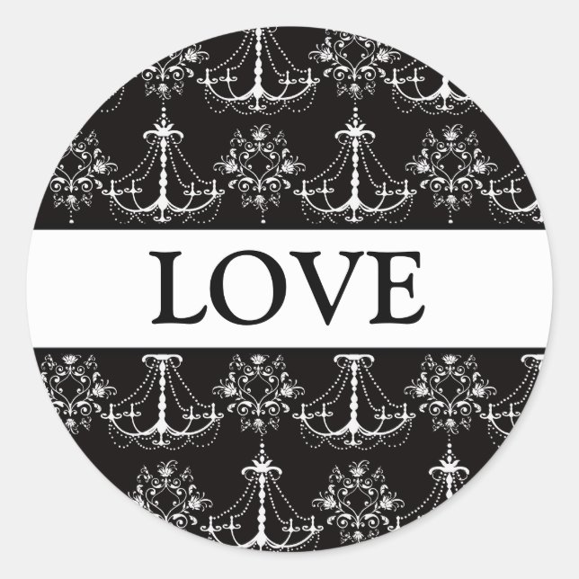 Adesivo Coordenando selas de envelopes de chandeliers (Frente)