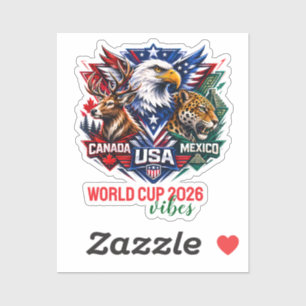 Adesivo Copa do Mundo Harmonia da Vida Selvagem Tribal 202