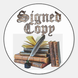 Adesivo Cópia Assinada de Livros e Preenchimento