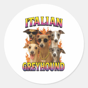 Adesivo Cópia do Galgo Italiano