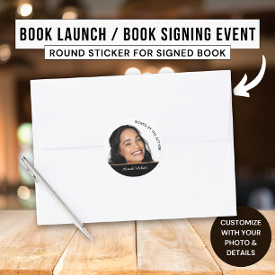 Adesivo Cópia do Livro Autografada pelo Autor Escritor Lan