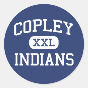 Adesivo Copley - indianos - segundo grau - Copley Ohio