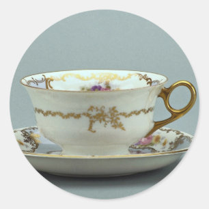 Adesivo Copo de chá e pires do século XX, Baviera,