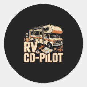 Adesivo Copoiloto Rv acampamento camper pôr do sol cênico