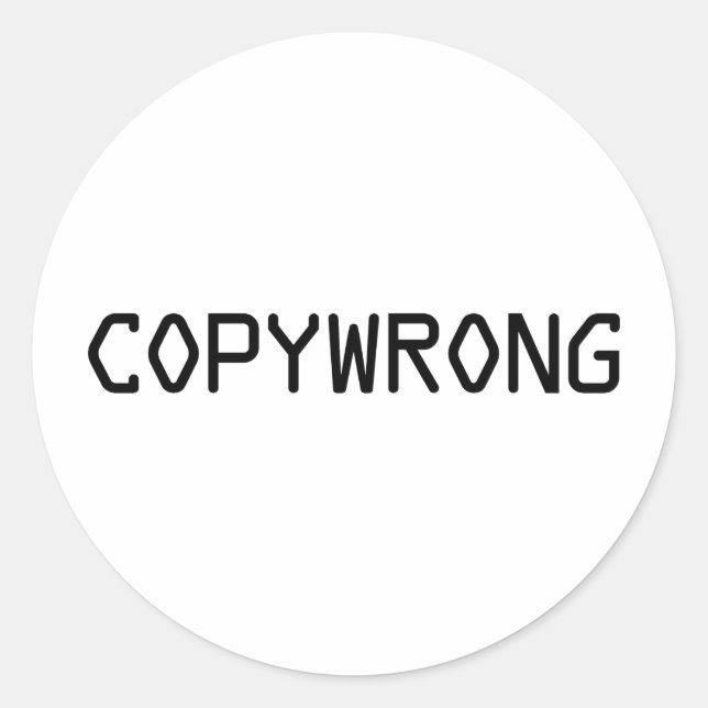 Adesivo Copyerror (Frente)