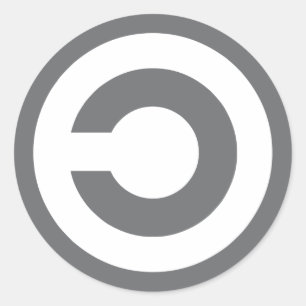 Adesivo Copyleft - a informação quer estar livre