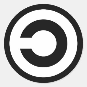 Adesivo Copyleft - a informação quer estar livre
