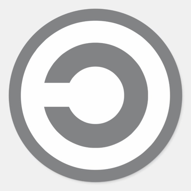 Adesivo Copyleft - as informações querem ser gratuitas (Frente)