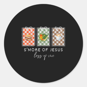 Adesivo Coquete Smore De Jesus Menos De Mim Cristão Campe