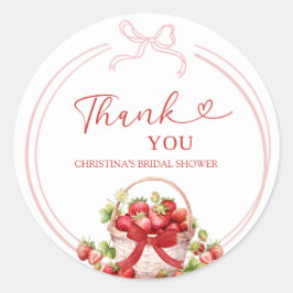 Adesivo Coquette Berry Apaixonado Obrigado Sticker