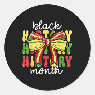 Adesivo Coquette Black History Month African Women Girls M