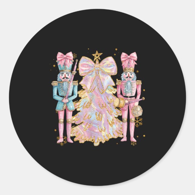 Adesivo Coquette Christmas Tree Nk Nutcrackers Women Kids  (Frente)