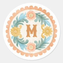 Adesivo Coquette Mexican Talavera Monogram