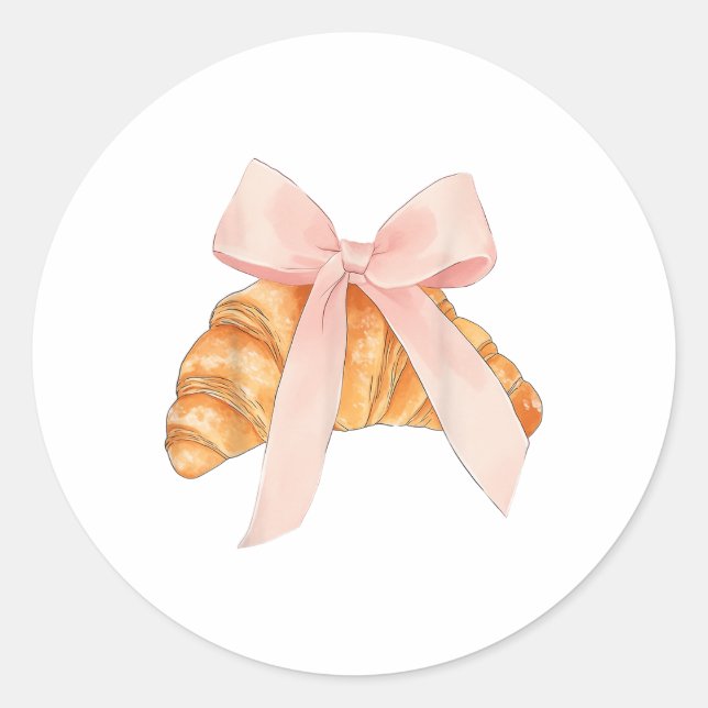 Adesivo Coquette Pink Arco Croissant Baker (Frente)