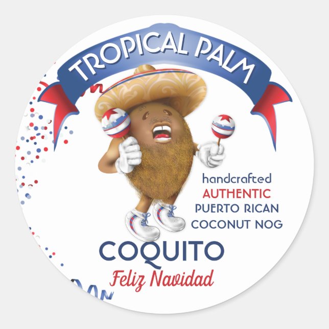 Adesivo Coquito Coconut Maracas (Frente)