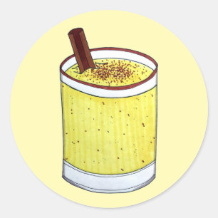 Adesivo Coquito Puerto Rican Eggnog Rum Bebida de Natal