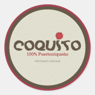 Adesivo Coquito Puertorriqueno: Coquito de Porto Rico