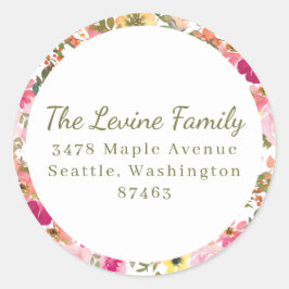 Adesivo Cor Amarela Pêssego Amarelo Víbora Floral Mitzvah