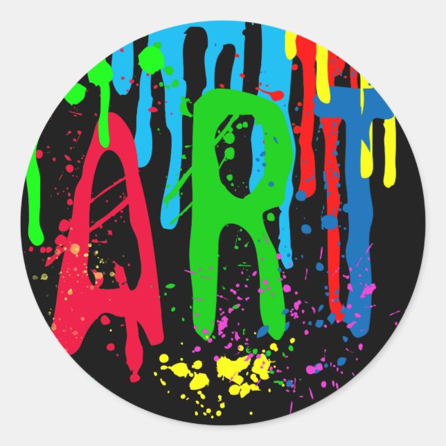 Adesivo Cor ART pintura escura (Frente)