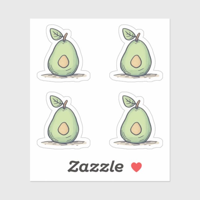 Adesivo Cor da Água Pera Verde (Folha)