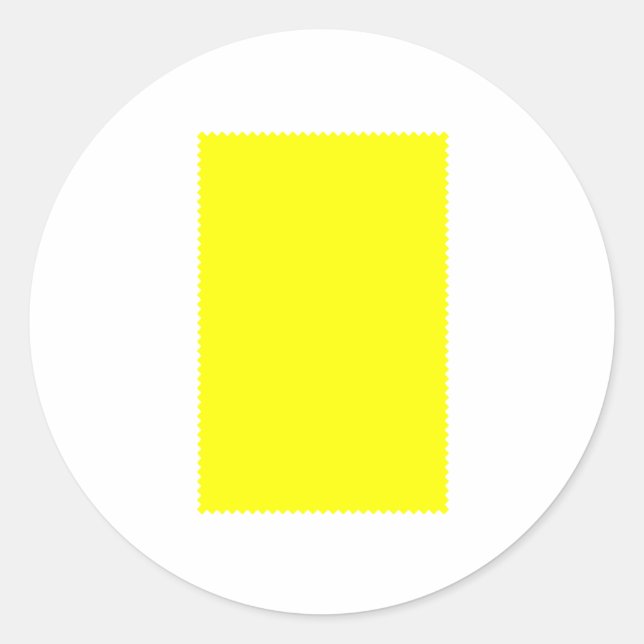 Adesivo Cor da amostra O MUSEUM Zazzle oferece Modelo (Frente)