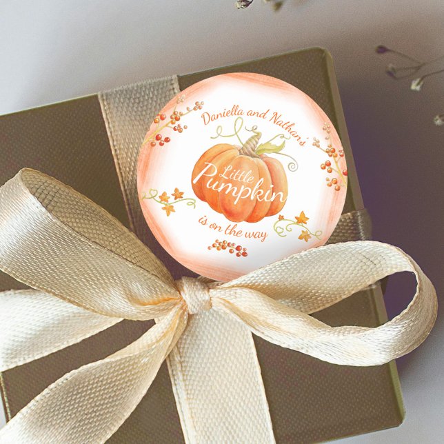 Adesivo Cor d'água do chá de fraldas de abóbora (Criador carregado)