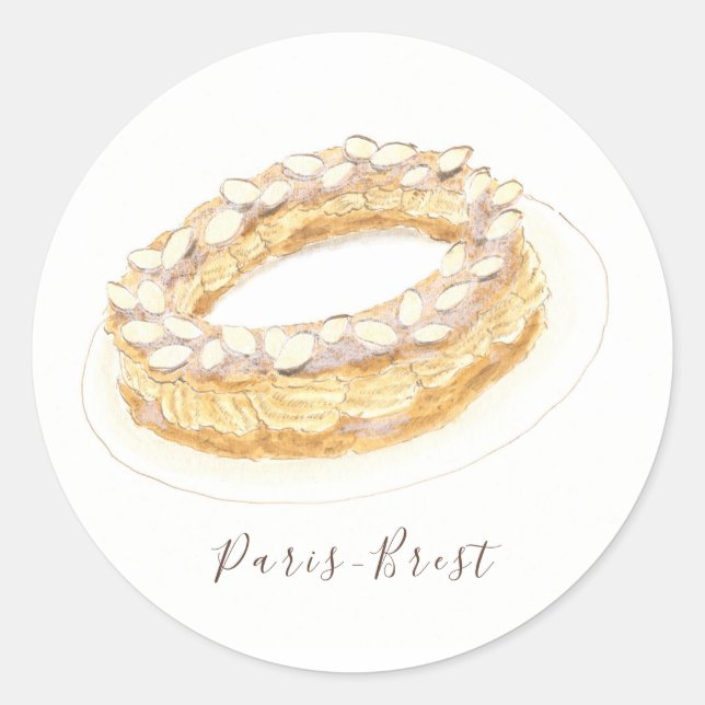 Adesivo Cor de água de Paris-Brest (Frente)