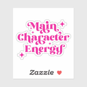 Adesivo Cor de energia principal rosa