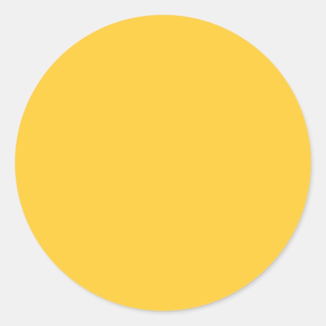 Adesivo Cor de fundo amarelo sólido FFCC33 (Frente)