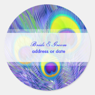 Adesivo Cor de fundo Pavão do PixDezines