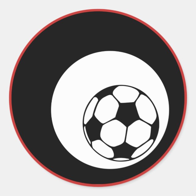 Adesivo cor de futebol personalizável (Frente)
