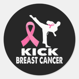 Adesivo Cor-de-rosa da consciência do Cancer de peito de K