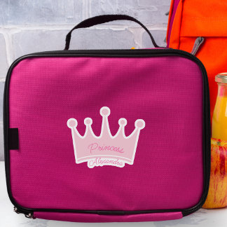 Adesivo Cor-de-rosa Princesa Coroa Nome Personalizado Cort