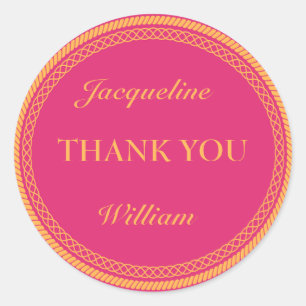 Adesivo Cor-de-rosa quente e fluorescente laranja/Rótulos