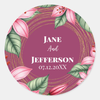 Adesivo Cor-de-rosa vermelho