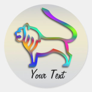 Adesivo Cor do arco-íris do sinal da estrela do zodíaco 