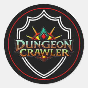Adesivo Cor do Escudo do Dungeon Crawler