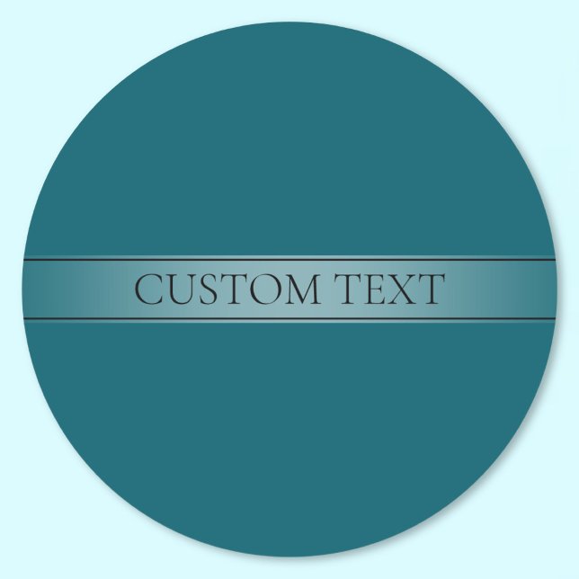 Adesivo Cor Editável de Faixa de Gradiente Elegante Simple (Criador carregado)