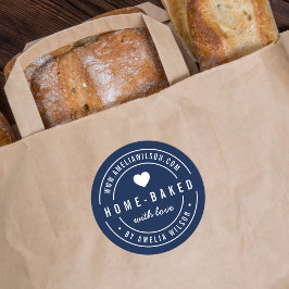 Adesivo Cor EDITÁVEL Negrito Em Casa Com Coração De Amor