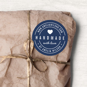 Adesivo Cor EDITÁVEL Negrito Feita À Mão Com Coração De Am