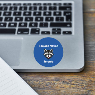 Adesivo Cor Escura Toronto Nação Cuta Engraçada