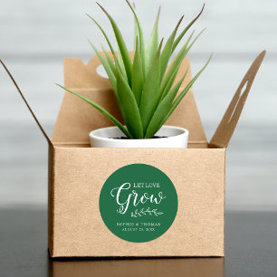 Adesivo Cor Personalizada Deixa O Casamento Crescer