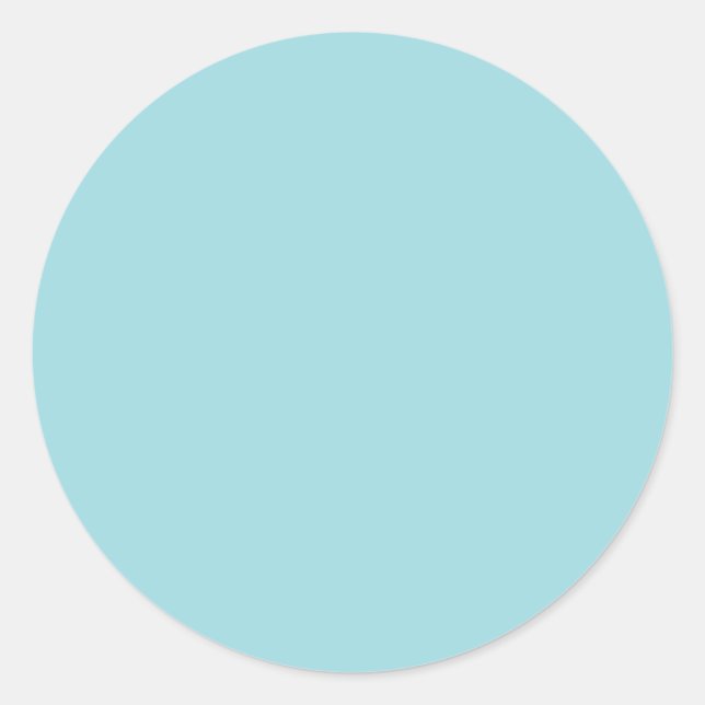 Adesivo Cor Sólida Azul do Céu Suave (Frente)