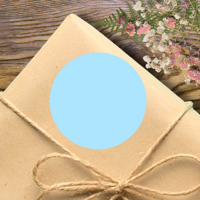 Adesivo Cor Sólida Azul Gelo | Clássico | Elegante (Criador carregado)