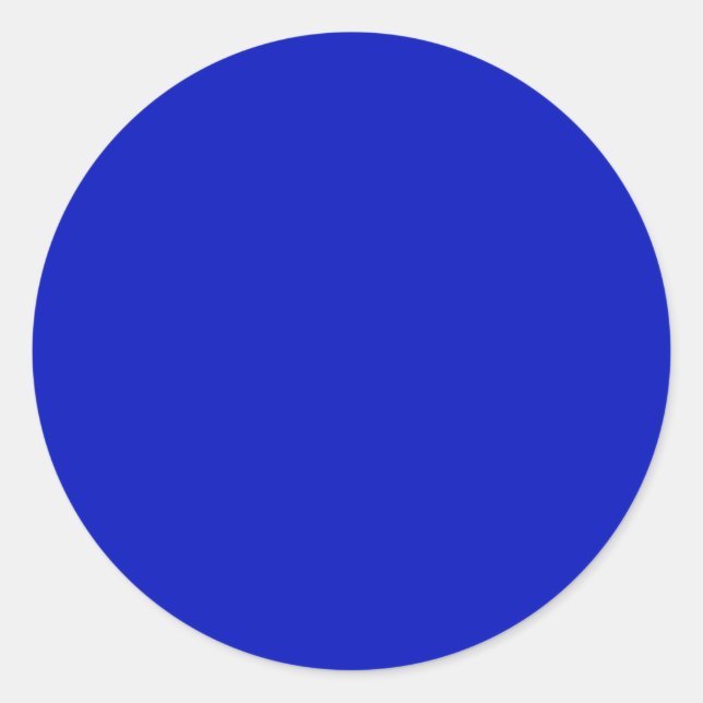 Adesivo Cor sólida: azul real (Frente)