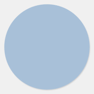 Adesivo Cor Sólida Azul Simples Do Bebê